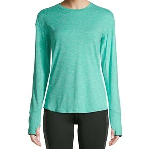 Avia Long Sleeve Activewear Shirt Size L